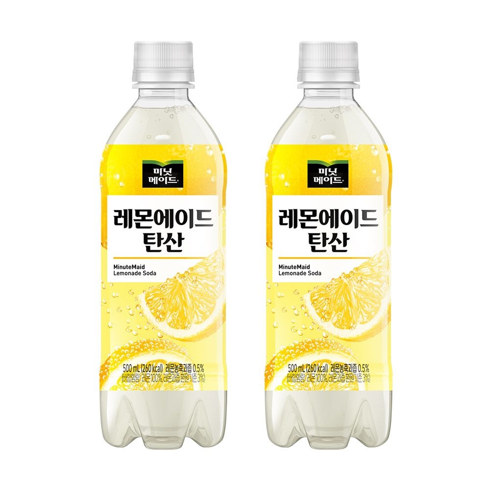 (본사직영) 미닛메이드 레몬에이드 탄산 500PET 24개