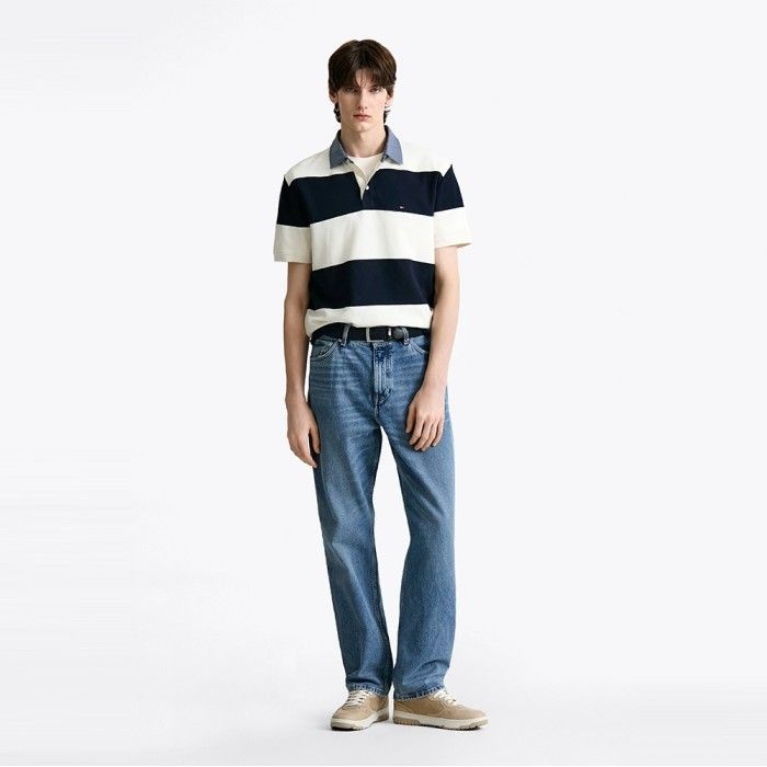 TOMMY HILFIGER 타미힐피거 [정상가:239,000] 스트레이트 인디고 데님 팬츠 T12F1NPC520MT11A7