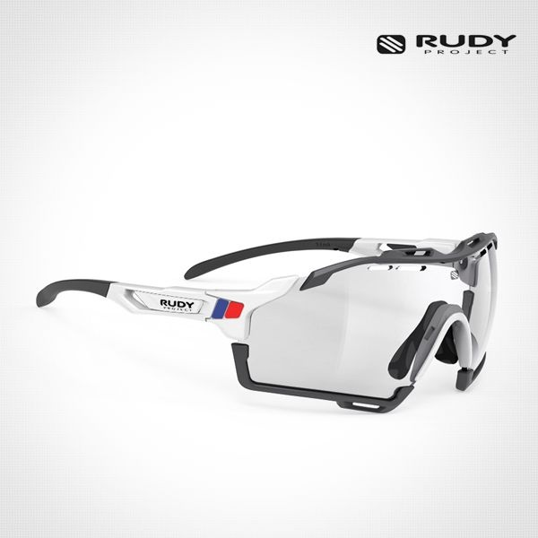루디프로젝트 루디 선글라스 컷라인 화이트-블랙 / 미러+변색 SP637878-KO00 (도쿄 올림픽 에디션) 스포츠 고글