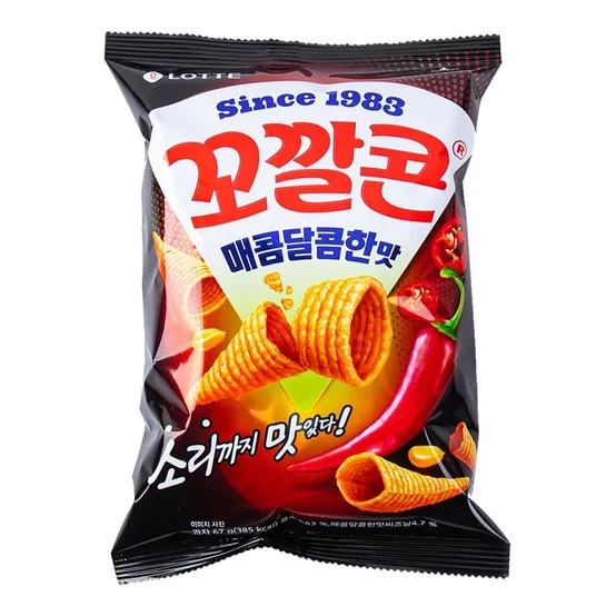 롯데 꼬깔콘 매콤한맛 67g 