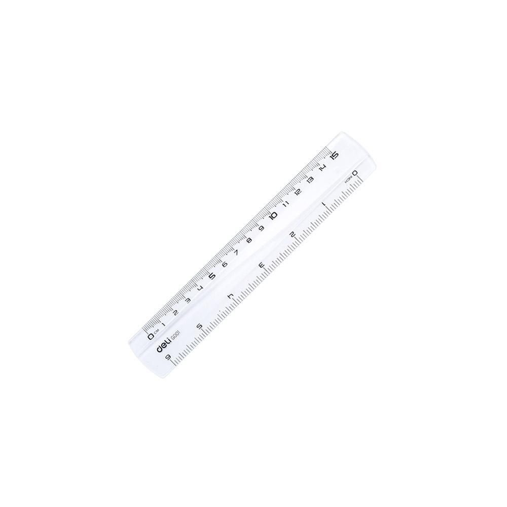 DELI 델리 잡기 쉬운 투명자 15cm EG00112 사무용 직자