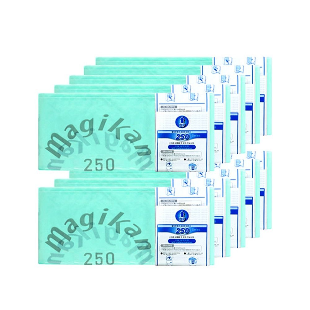 매직캔 매직롤 봉투 250리필 5롤 1+1 M250A M250B MH250 MJ250
