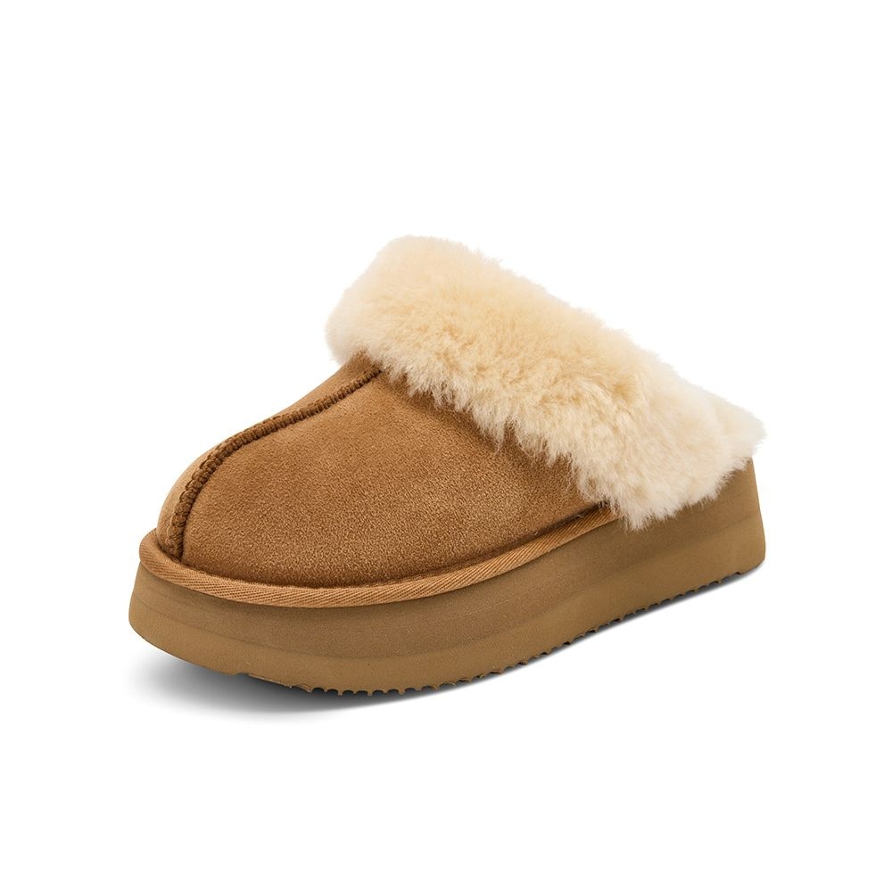 [롯데백화점] 탠디 [탠디] 여성 스웨이트 털슬리퍼 G24427 BEIGE 5cm
