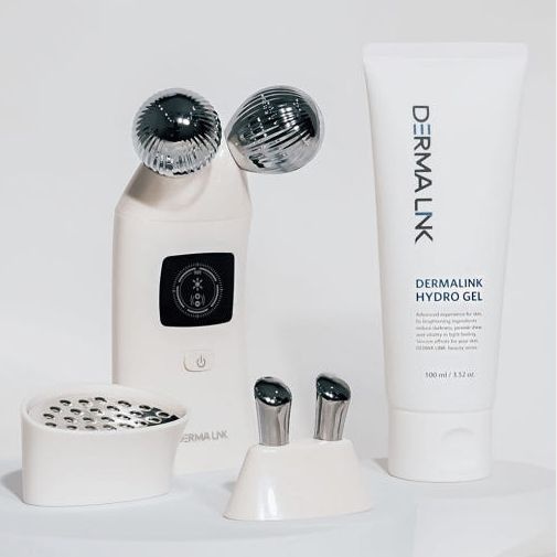 더마링크 TN-S2000 멀티펙트 페이스 마사지기 (롤러/괄사/LED 3종 헤드 + 하이드로젤 100ml)
