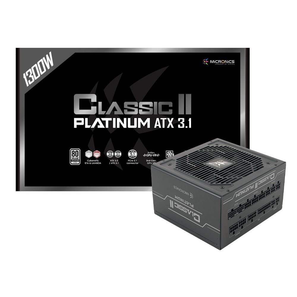 [오늘출발] 마이크로닉스 HIT 마이크로닉스 Classic II 1300W 80PLUS플래티넘 ATX3.1 /파워서플라이/오늘출발/정품/안심포장