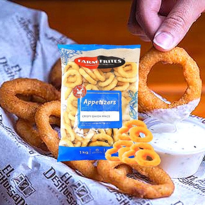 FARM FRITES INTERNATIONAL B.V 크럼블드 어니언링 냉동 1kg 스페인