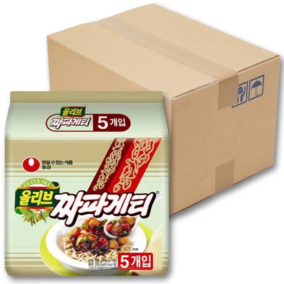 농심 올리브 짜파게티 140g 40개 1박스 짜장라면 짜빠게티