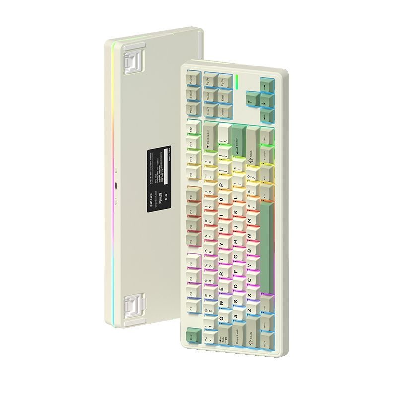 [해외] RICCKS 릭스 RS8 유무선 기계식 키보드 텐키리스 87키