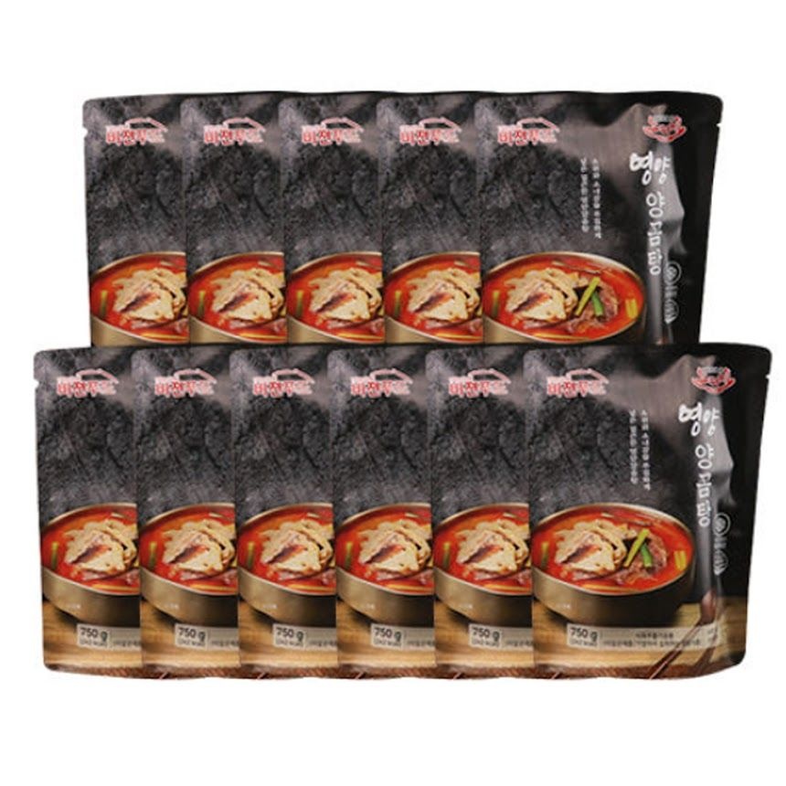 노다지 영양 양곰탕 750g 7팩 곱창전골 내장탕 한우사골 즉석국 간편식