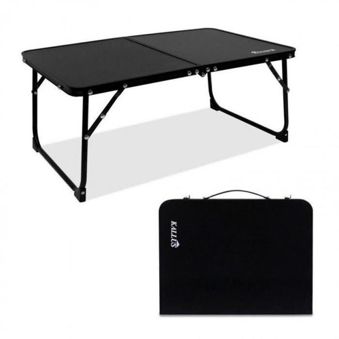 블랙 미니테이블 피크닉테이블 캠핑테이블 2단 (3i7F1)