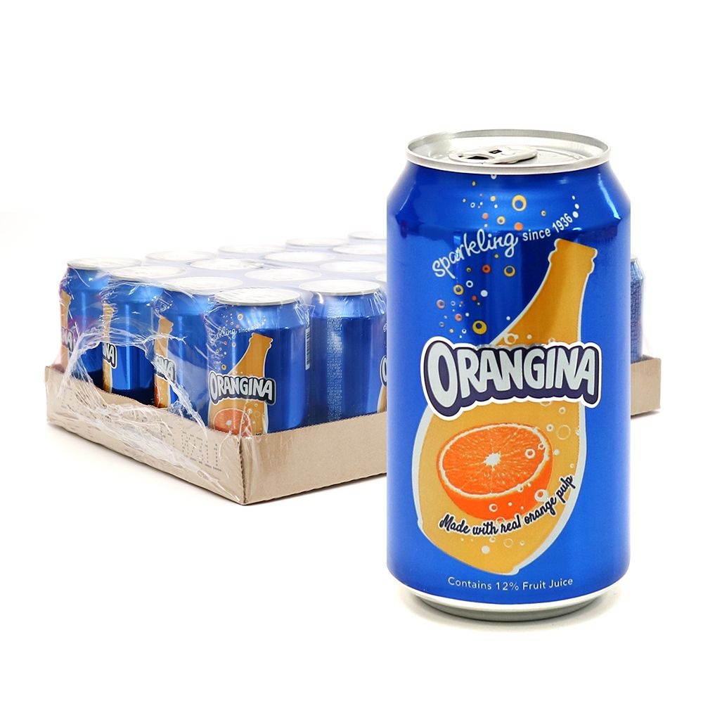 오랑지나 탄산음료 355ml x 24캔 음료수 코스트코 스파클링