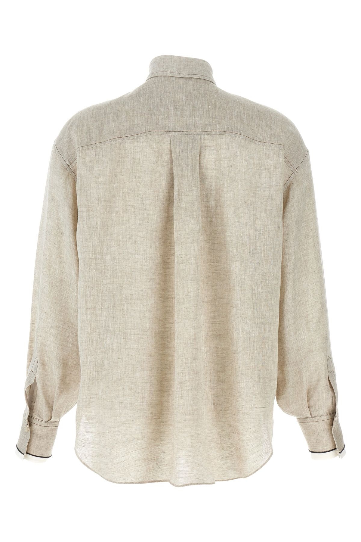 BRUNELLO CUCINELLI 린넨 셔츠