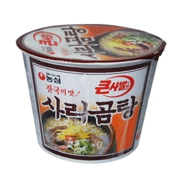 농심 사리곰탕 큰사발면 111g X 16개입 BOX