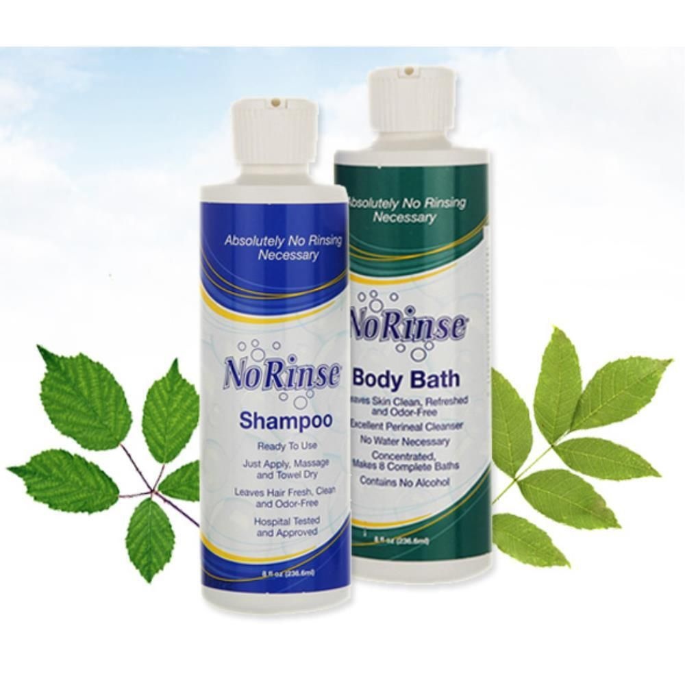 환자 장애인 물없이 샤워 바디워시+샴푸 물필요없는 노린스