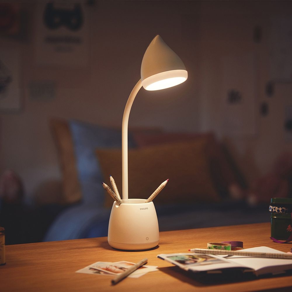 필립스 휴 필립스 햇 LED 스탠드 DSK213 책상스탠드 학습용 사무용 독서등 취침등