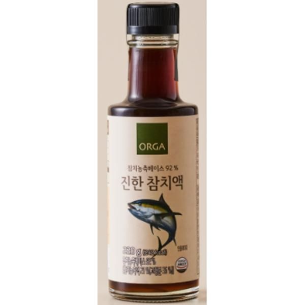 올가 맛있는 진한 프리미엄 참치액 220g 집밥 기본양념 쉬운요리  엄마손맛 조미료