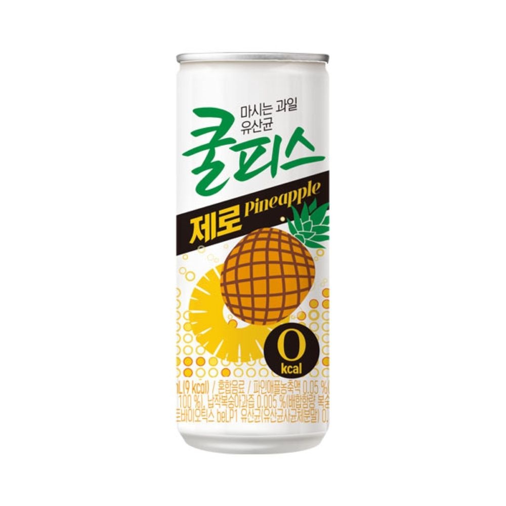 동원 쿨피스 제로 파인애플 230ml 60캔