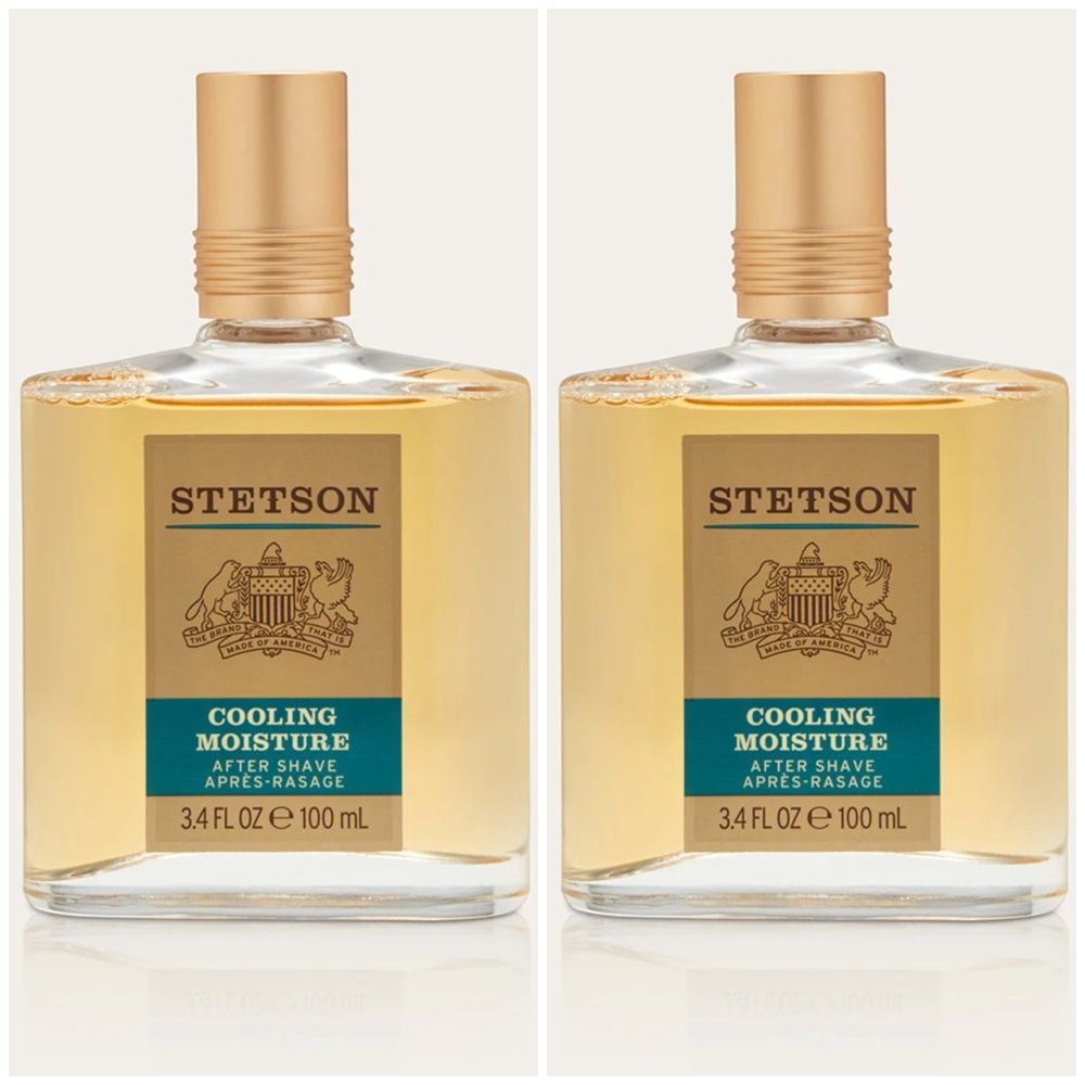Stetson [해외] Stetson Cooling Moisture After Shave 미국 스텟슨 쿨링 모이스쳐 애프터 쉐이브 스킨 100ml 2병