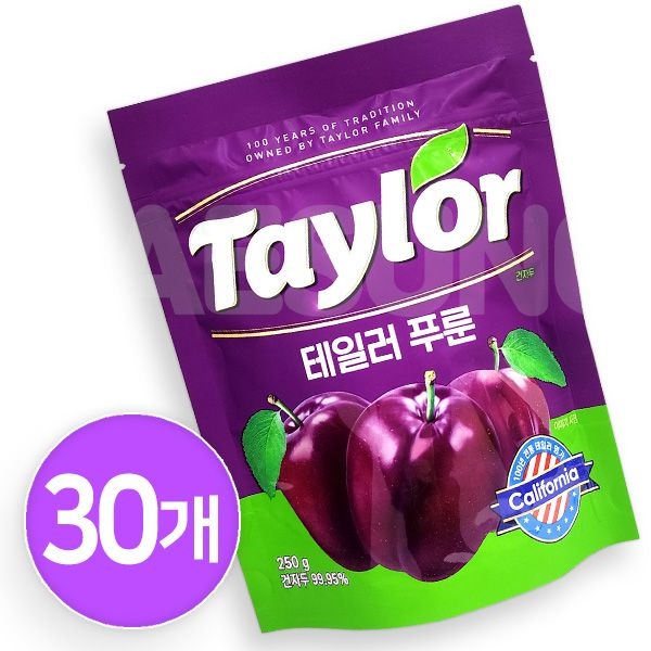 [오늘출발] 테일러 푸룬 건자두 250g X30개
