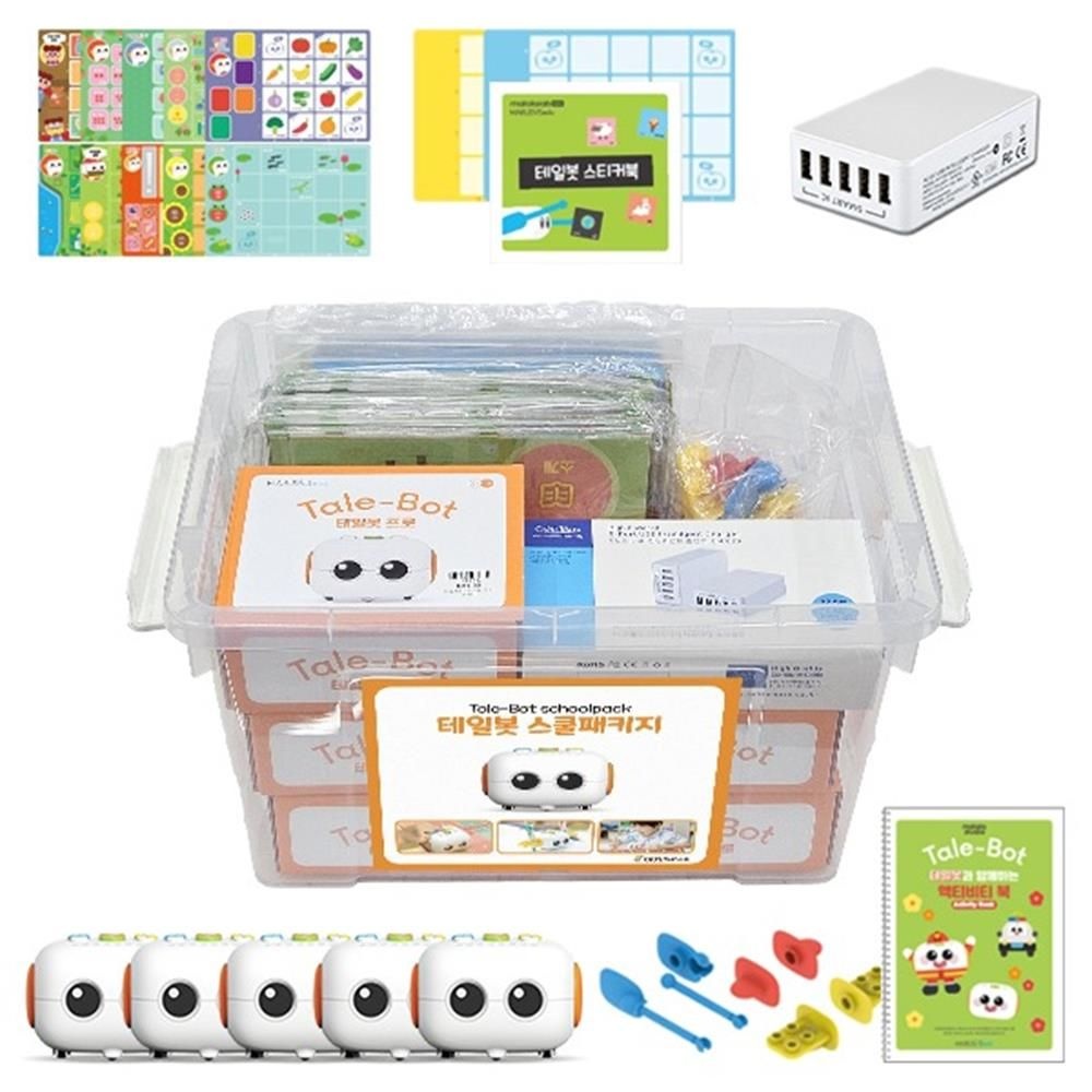 SW교구전문제작업체 참여수업 스토리텔링 SW교육 코딩로봇 5인 활동세트 컴퓨터과학