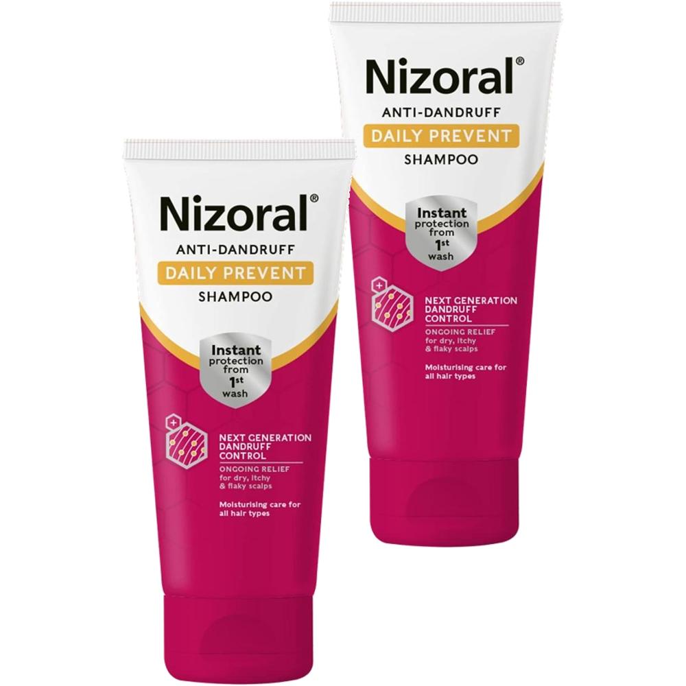 [해외] Nizoral 니죠랄 비듬샴푸 안티 댄드러프 데일리 프리벤트 샴푸 200ml 2팩