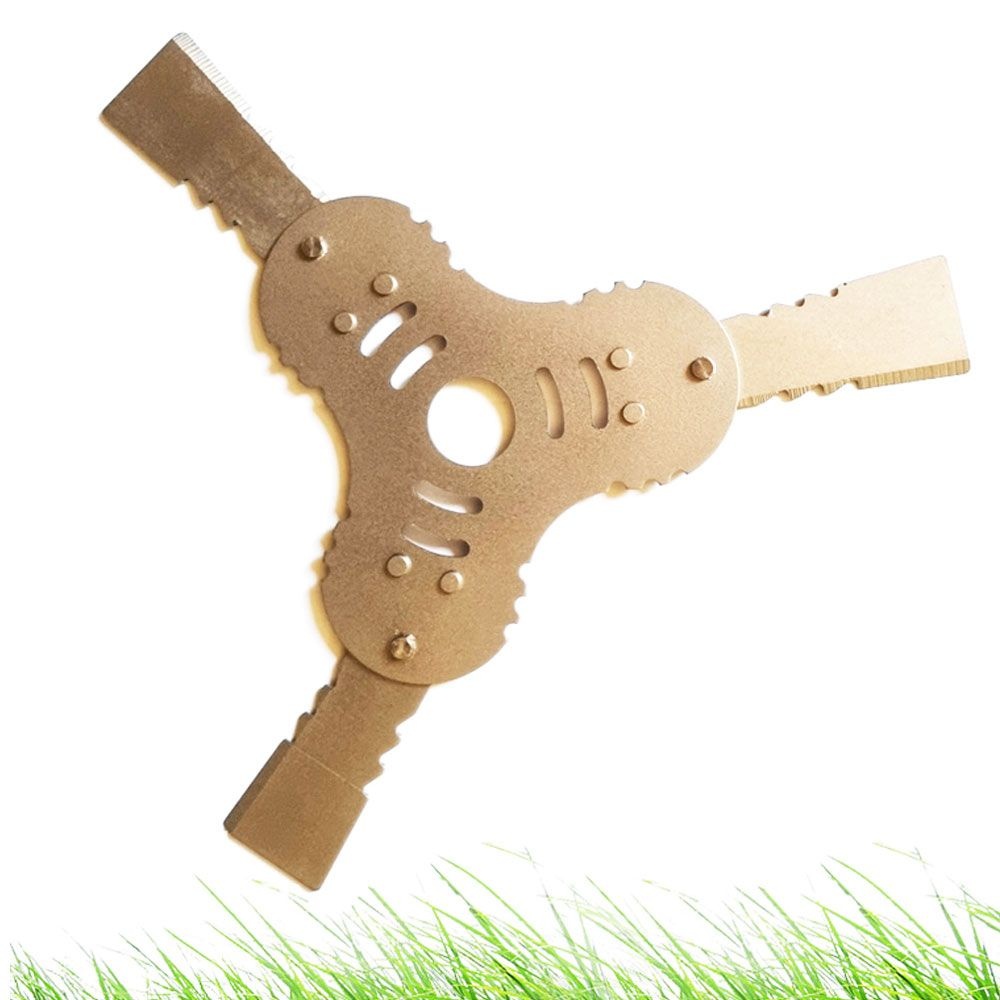 양면사용 예초기 관절형 접이식 3도날 1개/예초기날 예초기칼날 예초기안전날 제초기날 제초기안전칼날