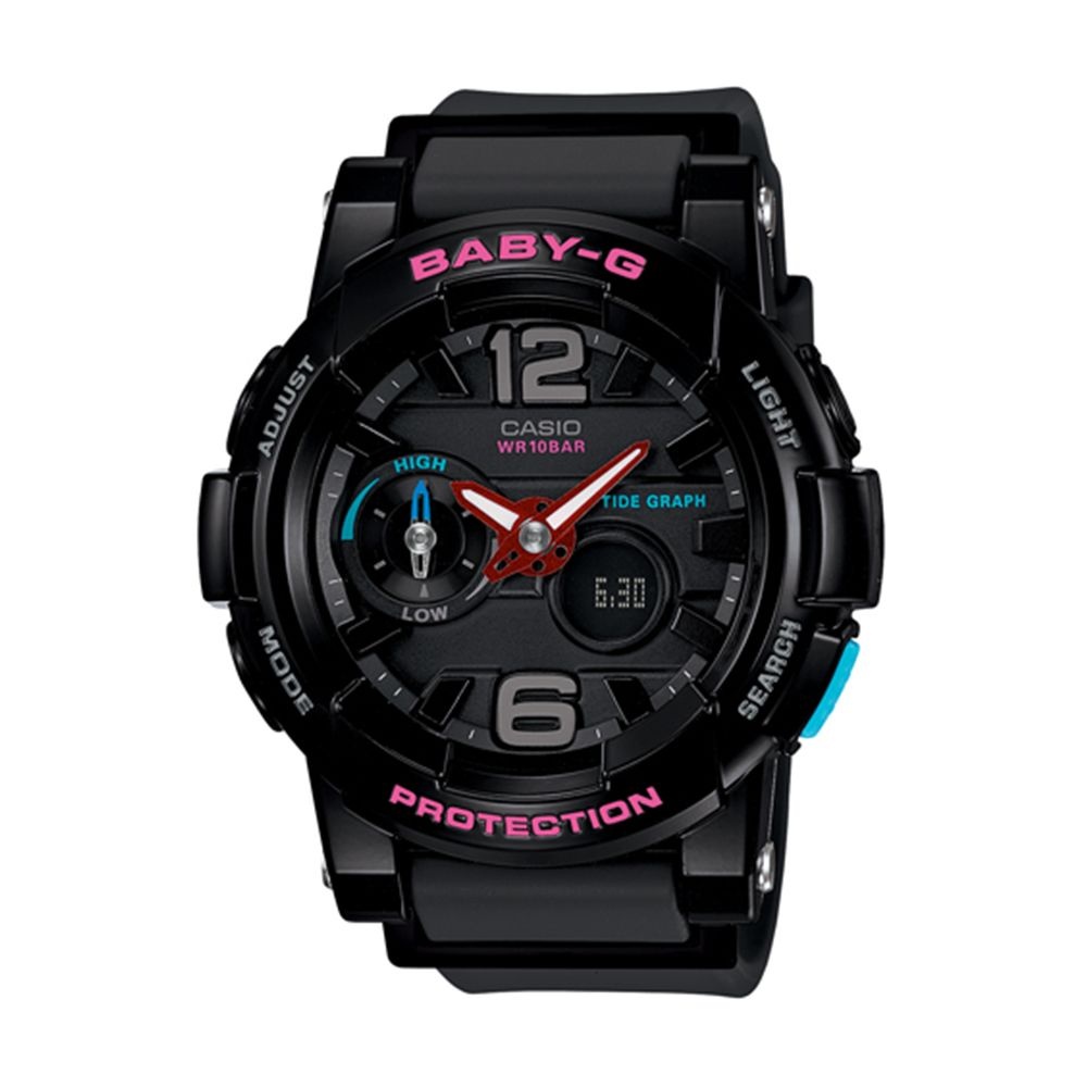 지샥 베이비지 블랙 핫핑크 여성 여자 젤리시계 레진시계 BGA-180-1B