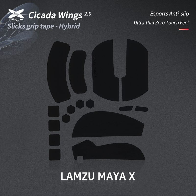 x-raypad CICADA 2.0 Lamzu Maya X 8K 마야 마우스 그립테이프 미끄럼방지