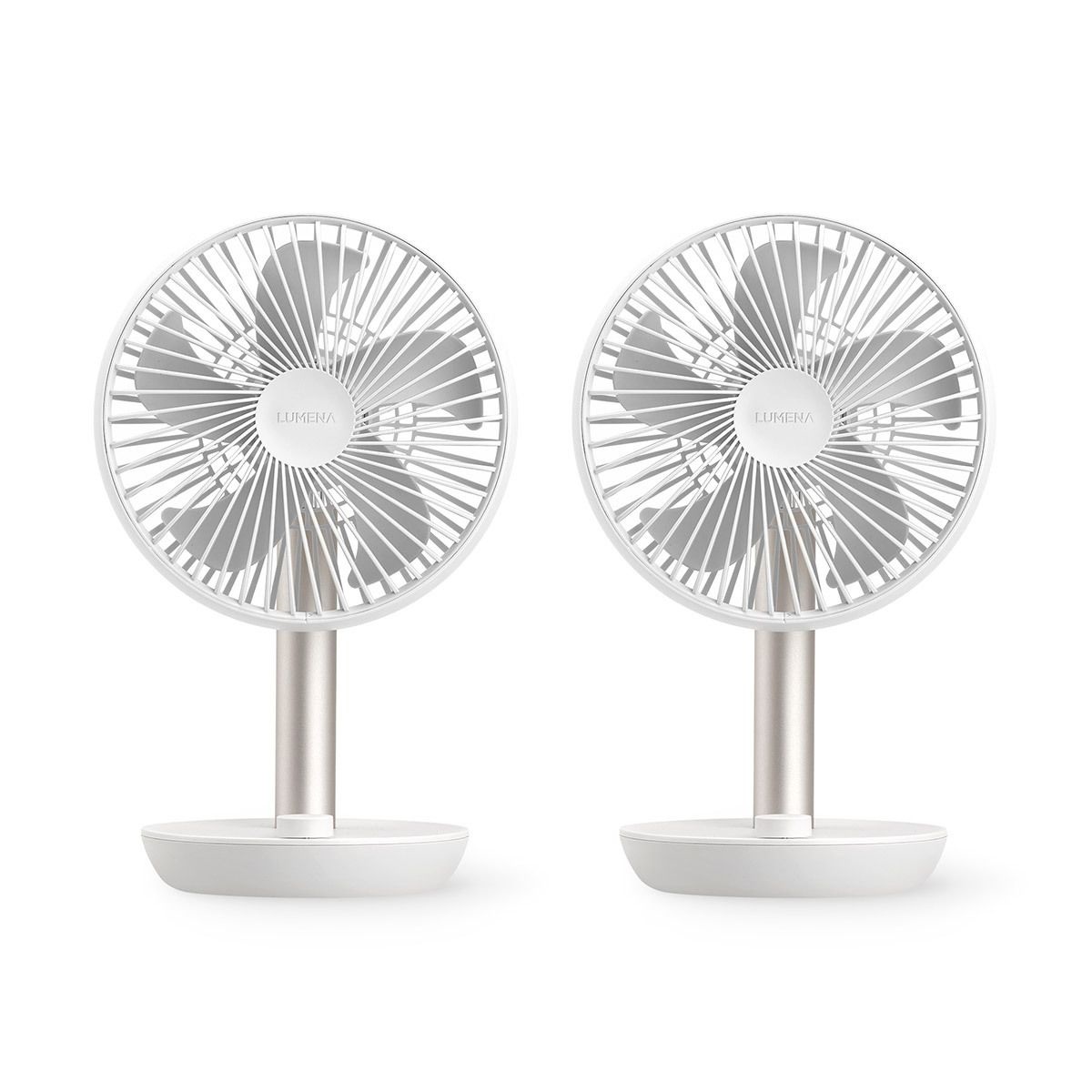 루메나 무선선풍기 탁상용 3Z 1+1 20시간 저소음 회전 고용량배터리 4000mAh