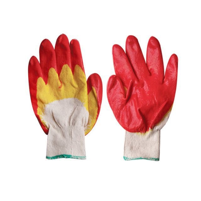 [(주)보령장갑]송학표 보령 이중황 코팅장갑 천연라텍스 (100켤레묶음) [W296589]