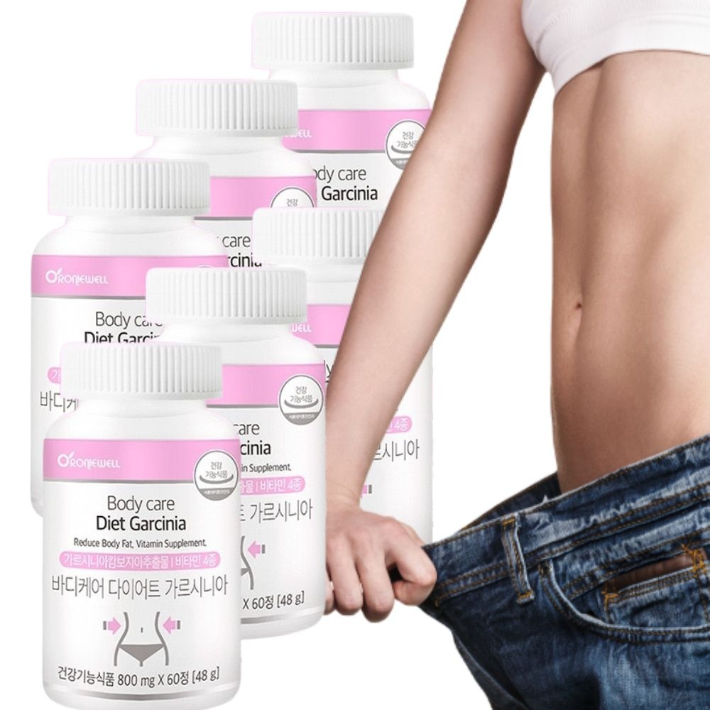 체질개선다이어트 급다이어트 체중감량식단 무릎살빼기 바디케어가르시니아60정x6