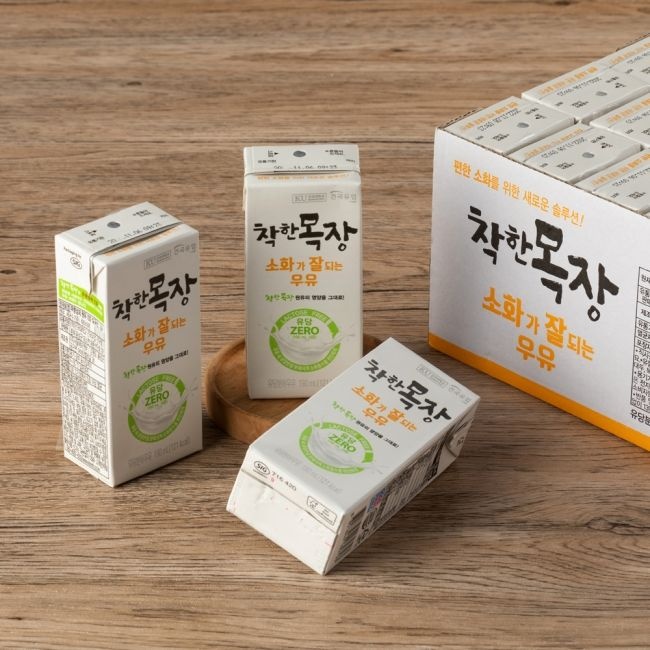 [온누리상품] 건국유업 착한목장 소화가 잘되는 우유 190ml 72팩