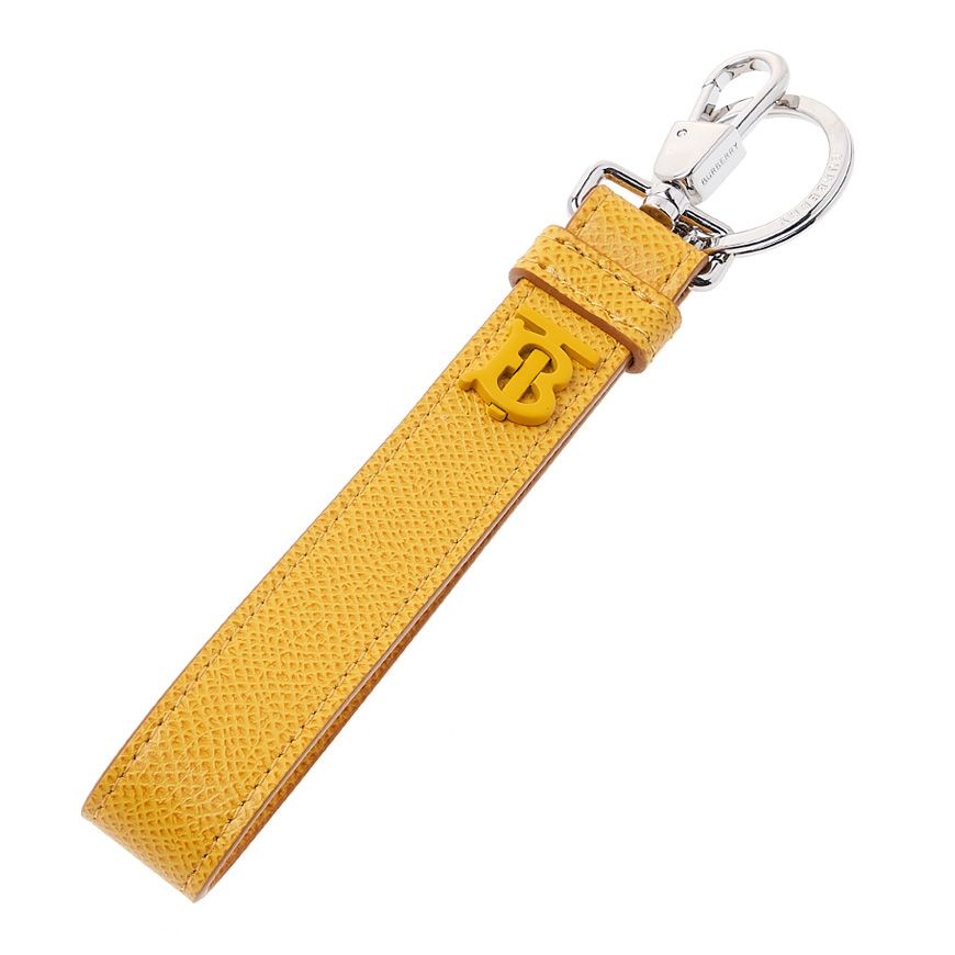 버버리 [라벨루쏘] 모노그램 모티프 그레이니 레더 키링 8065996 MS TB KEY CHAIN ETH A4029