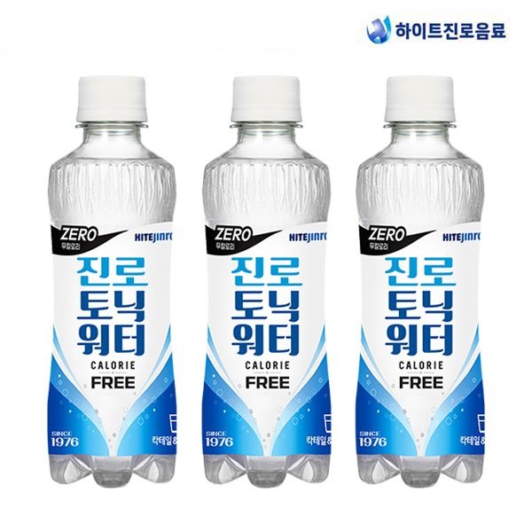  하이트진로 진로 토닉워터 제로 300ml x 24pet 