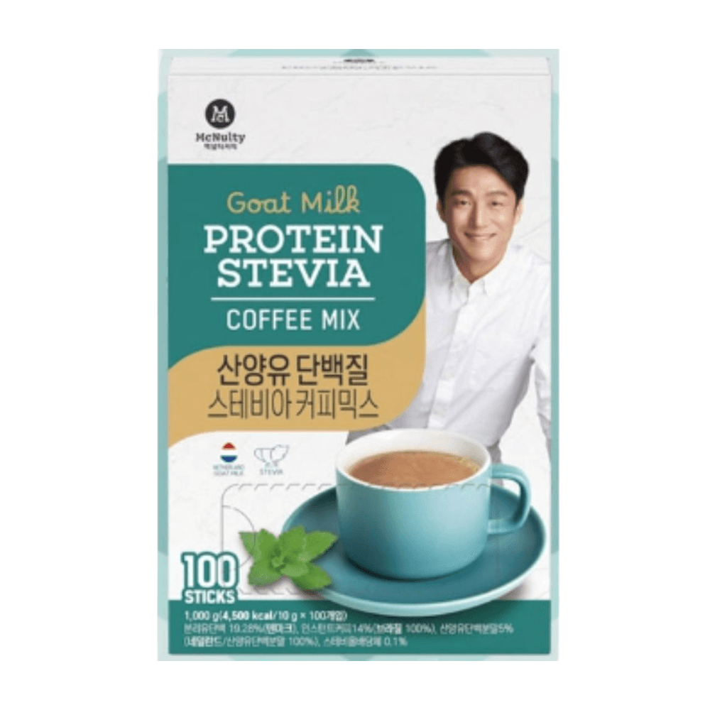 맥널티 산양유 단백질 스테비아 당제로 커피믹스 100개입