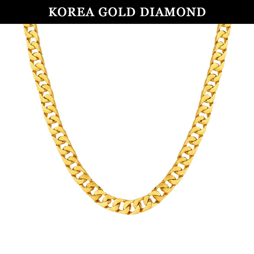 한국금다이아몬드 순금 체인 목걸이 24K 금목걸이 면 75g