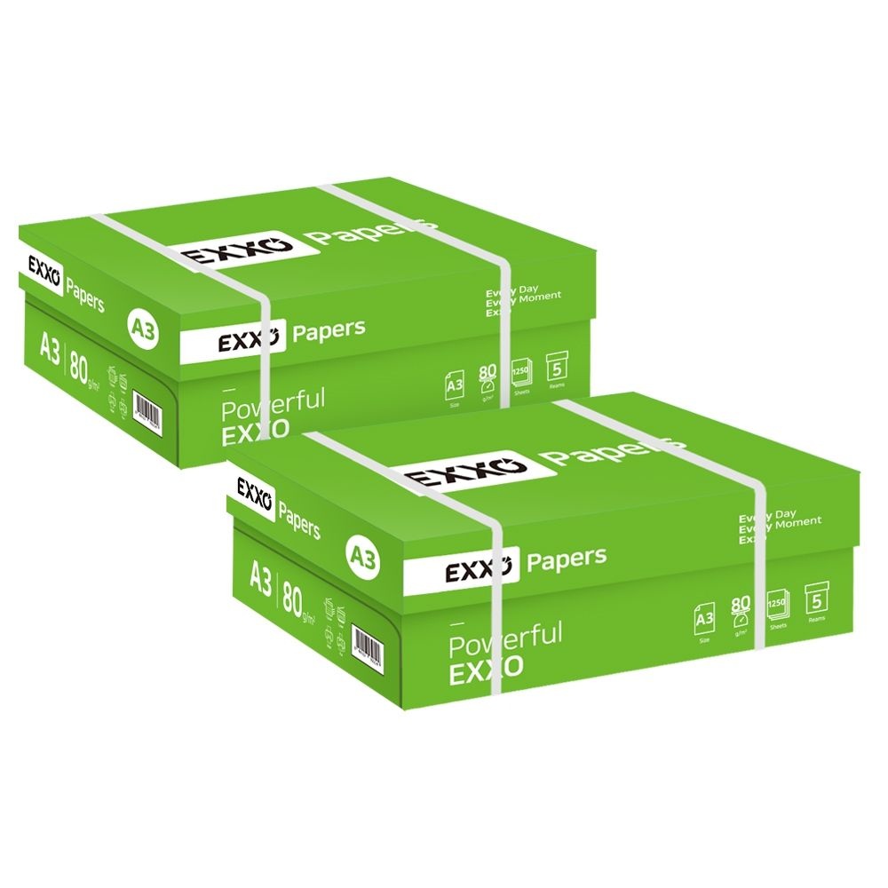 엑소(EXXO) A3 복사용지(A3용지) 80g 1250매 2BOX