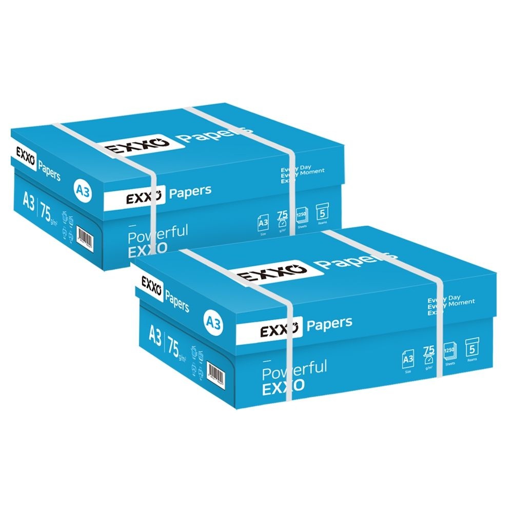 엑소(EXXO) A3 복사용지(A3용지) 75g 1250매 2BOX