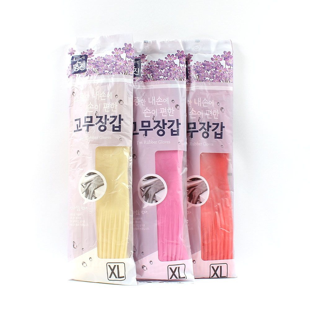 [명진]명진 손이 편한 고무장갑 특대 XL : 롯데ON