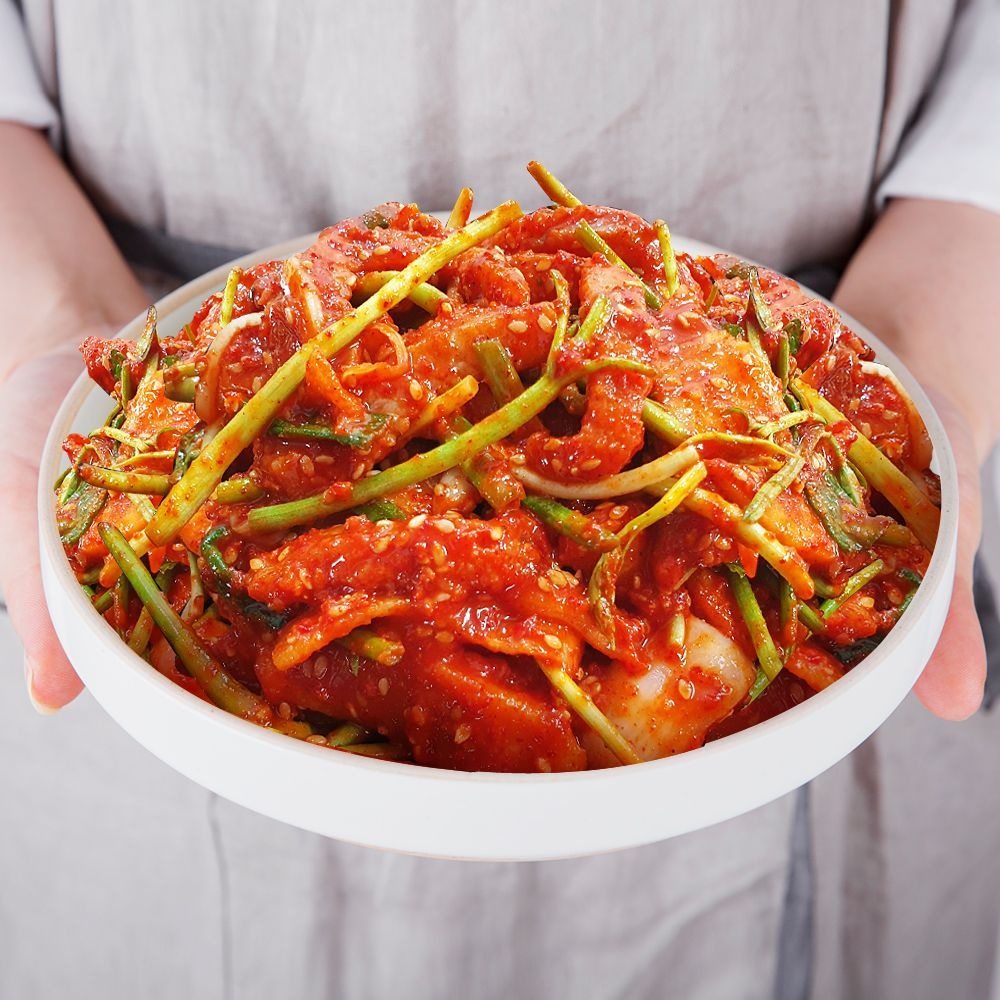 [밥도둑세상]인천 방송맛집 당일생산 새콤달콤 홍어무침 1kg #홍어회무침 #수제반찬