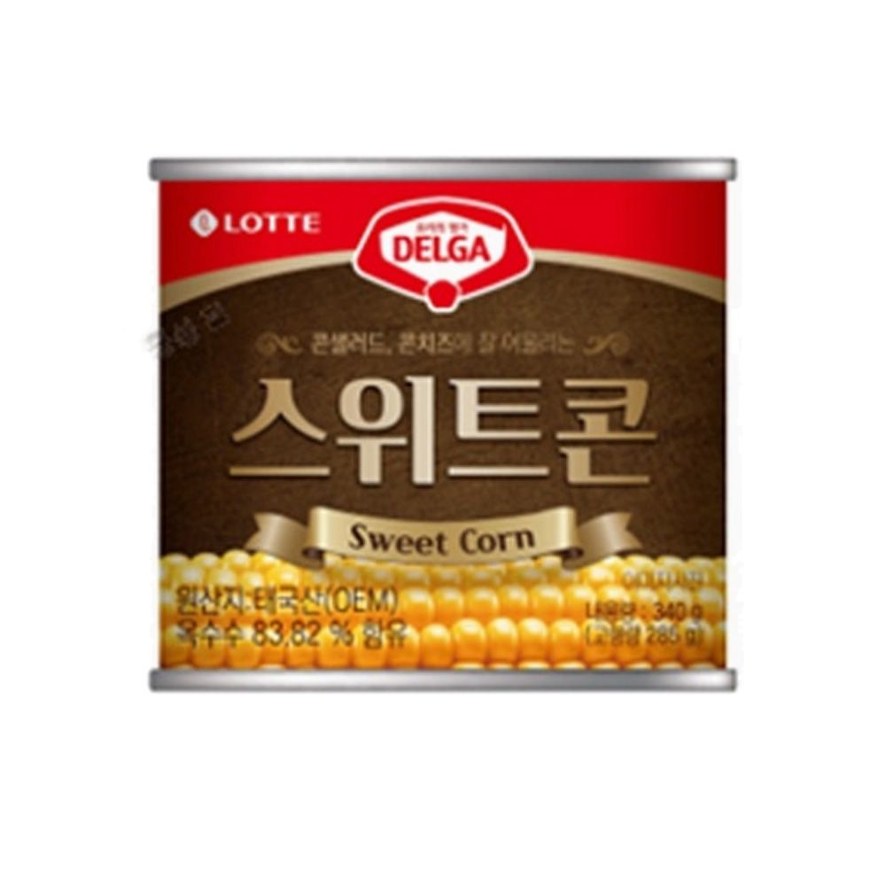 롯데웰푸드 롯데 델가 스위트콘 커널 340g