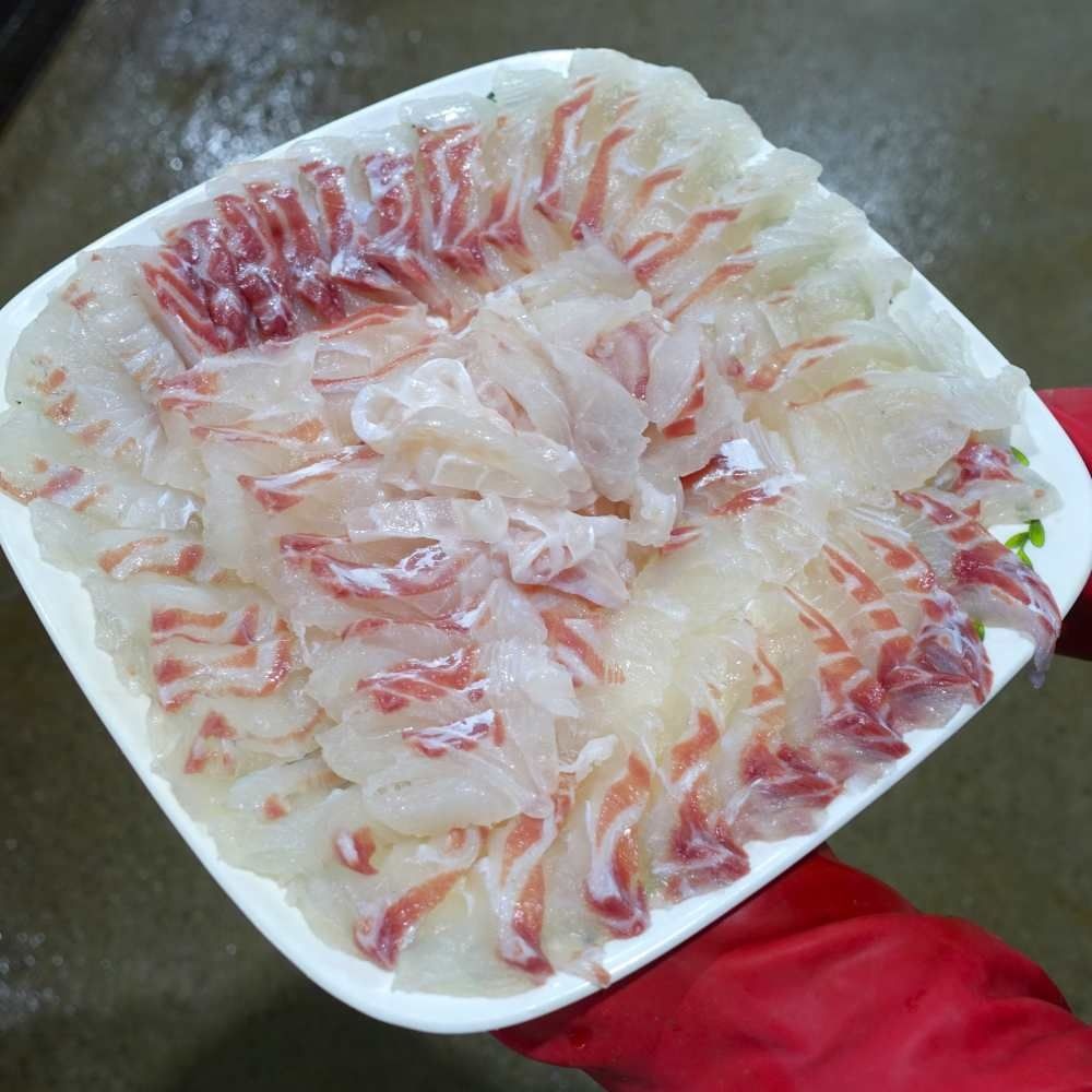 남해안 횟감용 참돔 도미 돔 회 350g 필렛