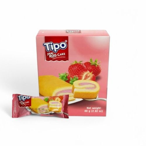 롤케익 티포 미니롤케익 딸기맛 80g x 5개