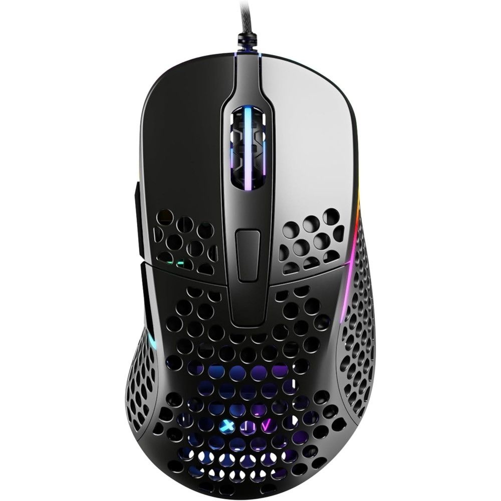 [해외] Xtrfy 엑스트리파이 M4 RGB 유선 마우스 블랙