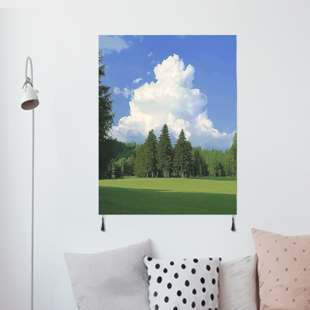 상상후 클라우드나인 풍경 패브릭포스터 가리개커튼 M (90x73cm)