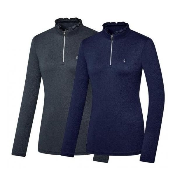 비티알 BTT0437W0_봄가을베이직 러플카라 티셔츠 하이런W