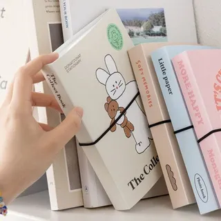 로마네 귀여운 캐릭터 인생 포토 네컷 사진 보관 앨범 포토북 사진첩 데코 포켓