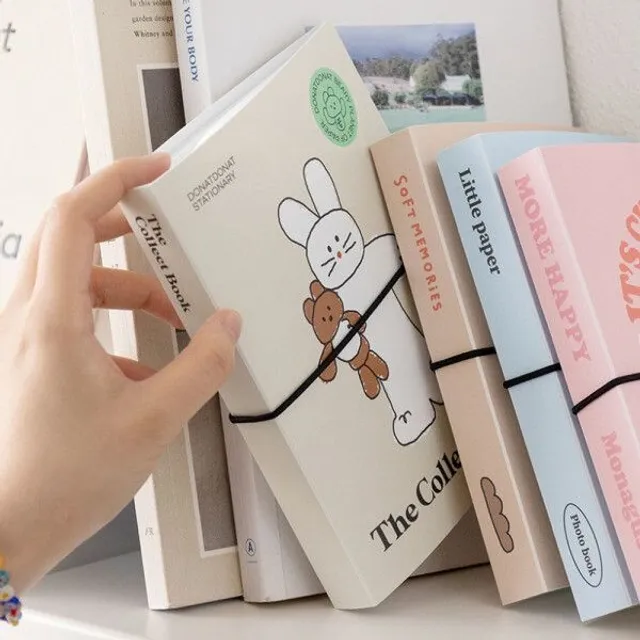 로마네 귀여운 캐릭터 인생 포토 네컷 사진 보관 앨범 포토북 사진첩 데코 포켓