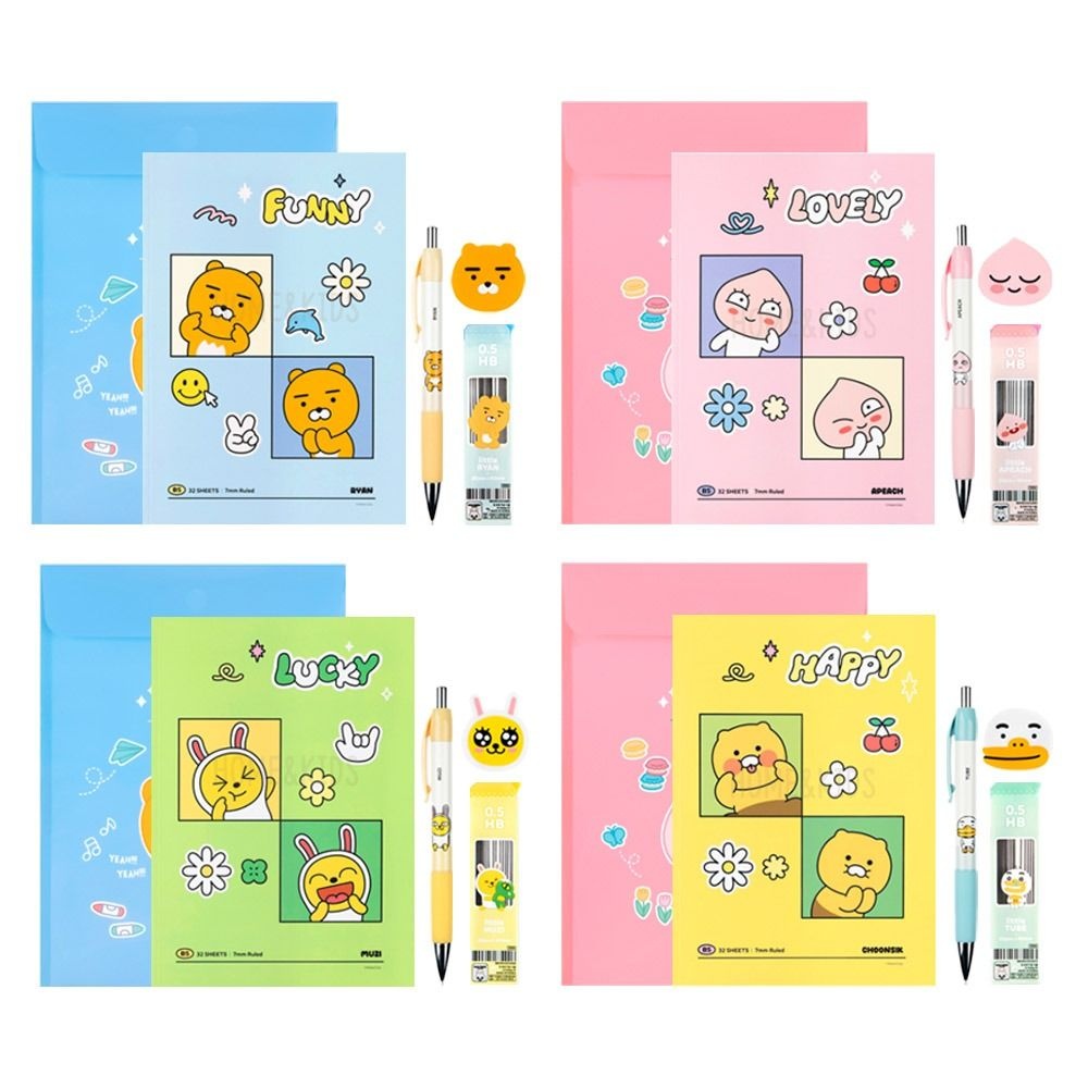 카카오프렌즈 문구세트 베이직D 웰컴키트 어린이날선물 초등학용품 졸업입학수료 신학기준비물