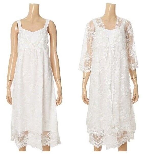 [롯데백화점] 비비안 (상품권증정) 프리미엄 수입자수 끈원피스 가운세트 GW8826T GW8826E LE1216143792